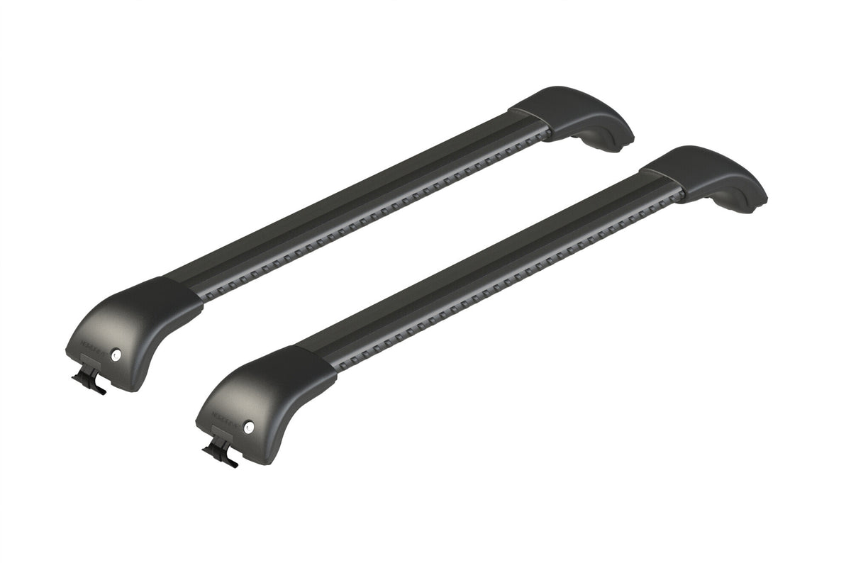 Silenzio CX Black, kit complet de barres de toit en aluminium - 99 cm + 99 cm - Origine RL - C410