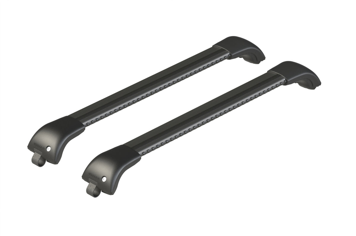 Silenzio CX Black, set complet de barres de toit en aluminium - 109 cm + 104 cm - Origine RL - C400