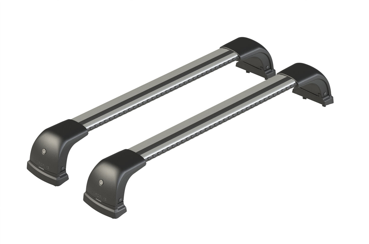 Silenzio CX, set completo de barras portaequipajes en aluminio - 94 cm + 89 cm - Origine RF - C170