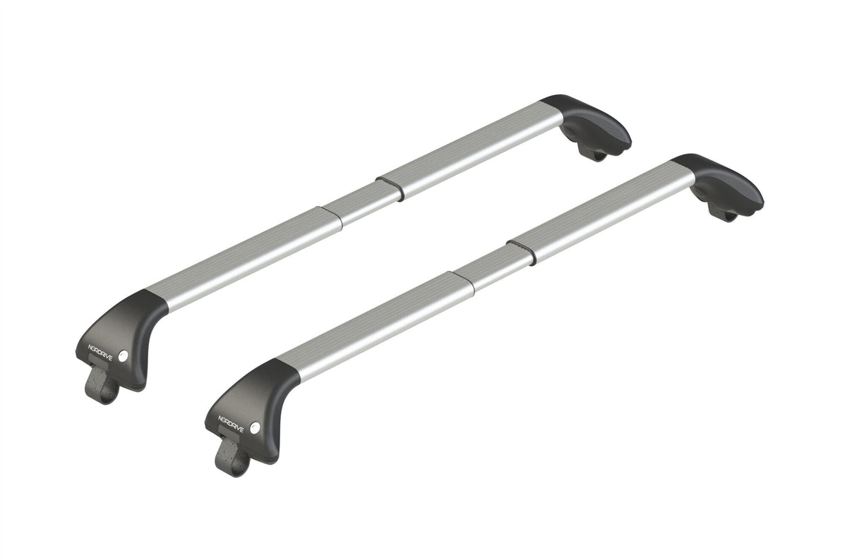 Snap Alu Rail, set completo de barras portaequipajes telescópicas de aluminio - L - F3