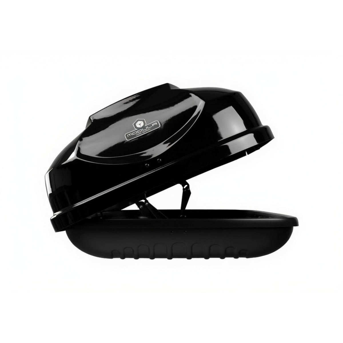 Caja de techo portaequipajes para coche Modula Beluga XL 460 L Negro brillante