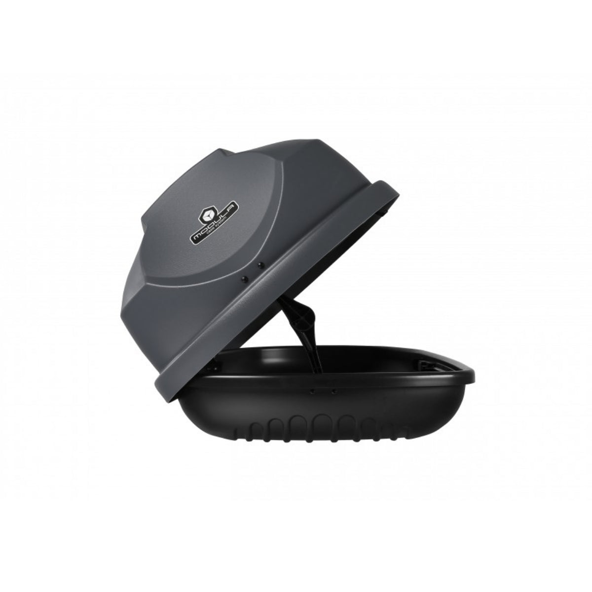 Cofre portaequipajes de techo para coche Modula Travel 370 L Easy gris mate
