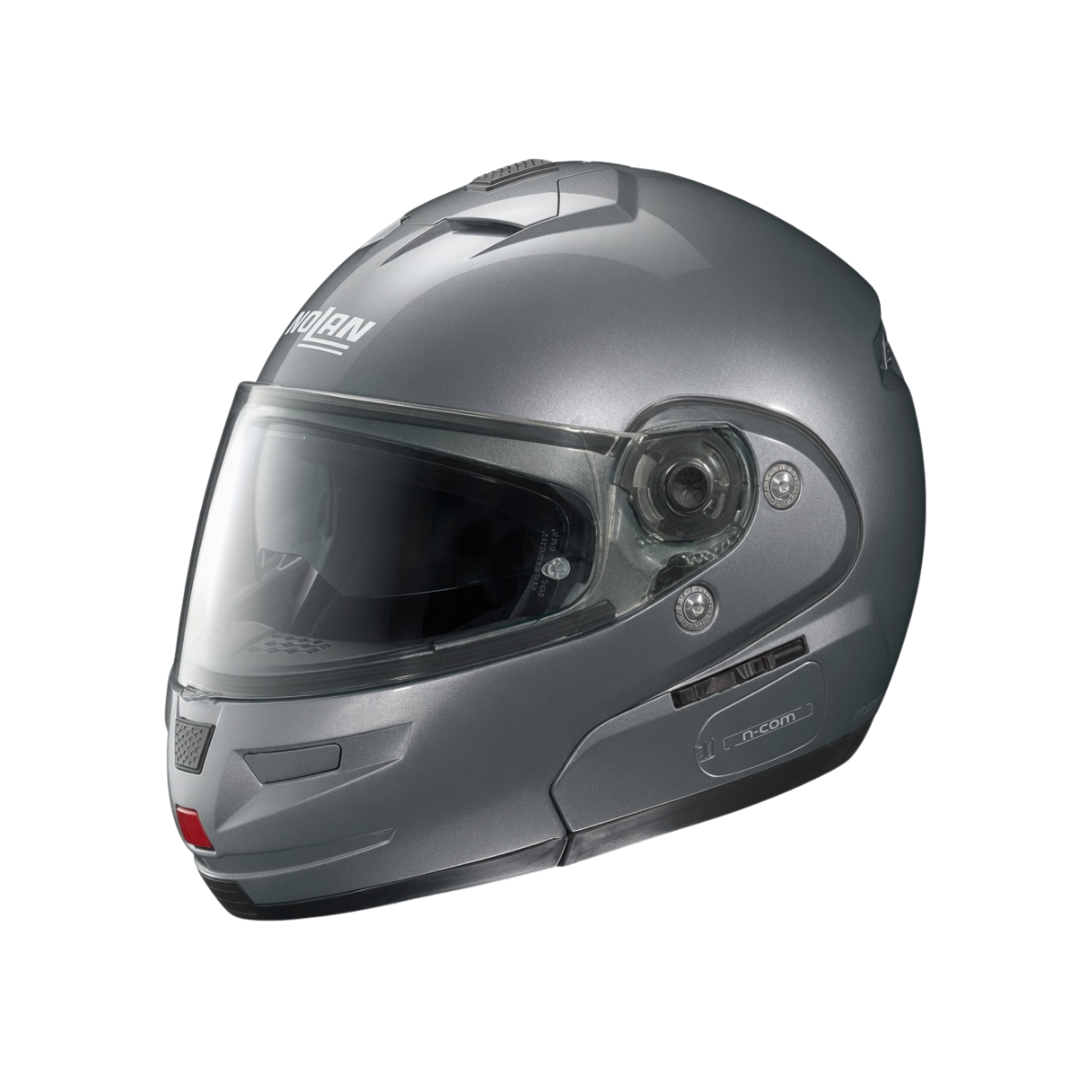 Casco Modular Nolan N103 Classic N-Com Gris Artic/Gris