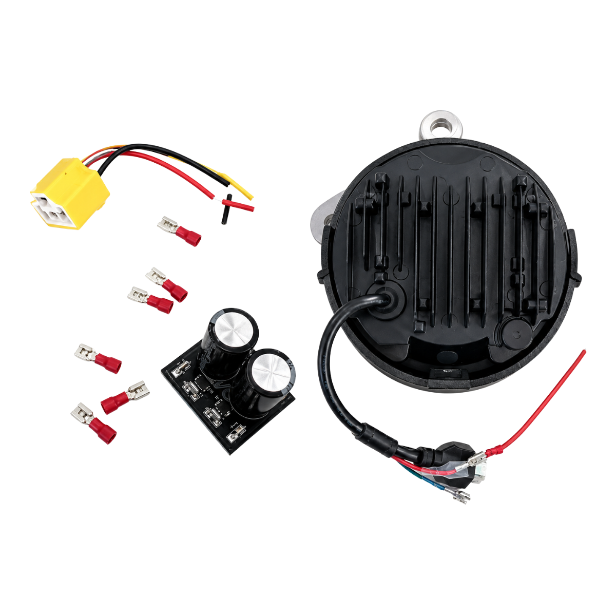 Faro Anteriore EVOK Iron LED per Vespa PK – Plug & Play | 7000 Lm
