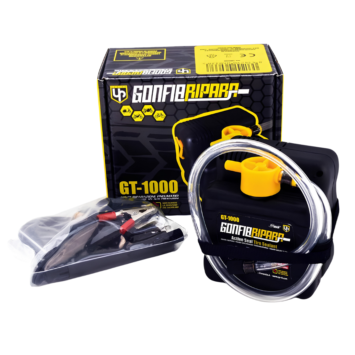 GONFIA e RIPARA GT-1000 Kit riparazione pneumatici moto
