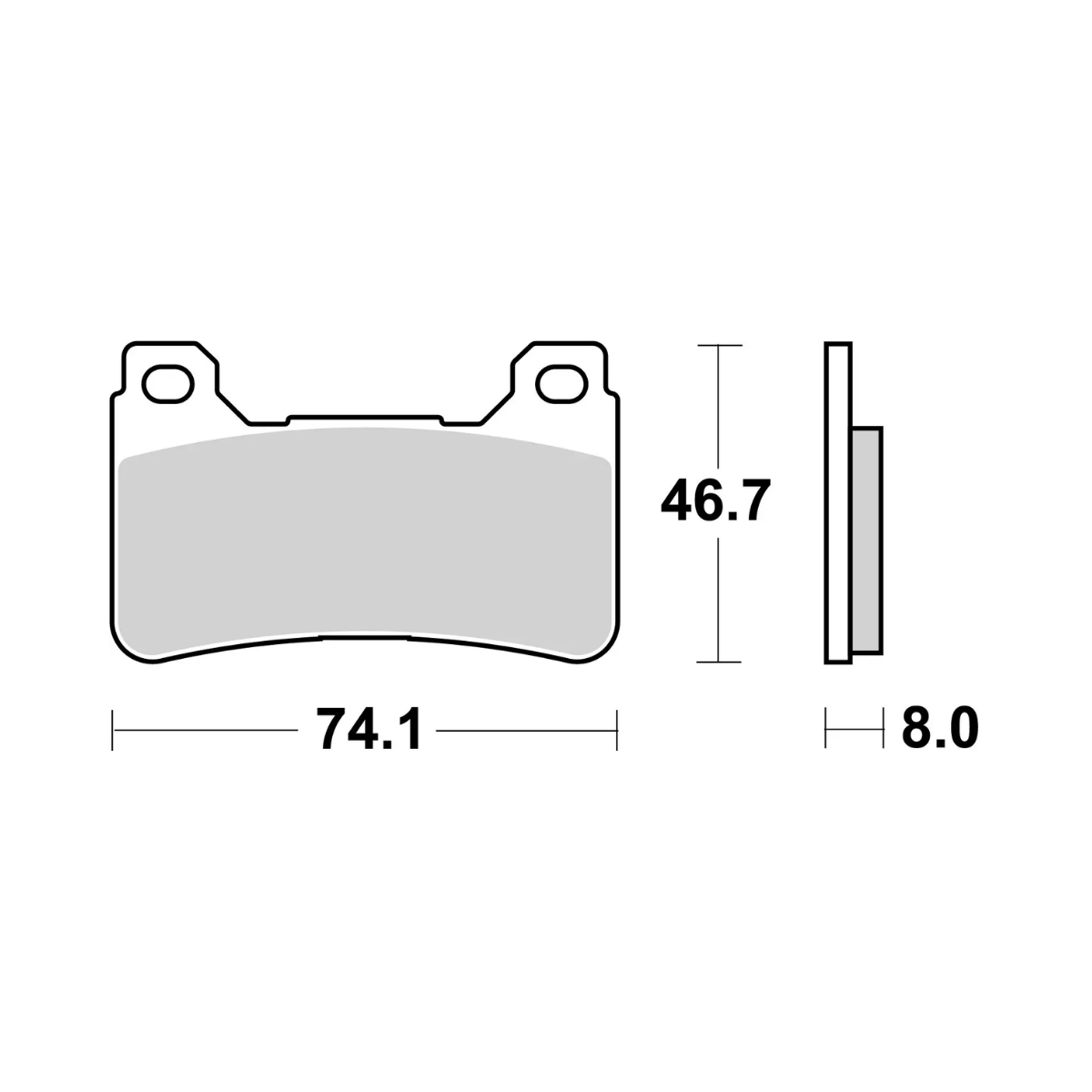 Brembo Brake Pads Honda CBR 600 RR Front -pair-