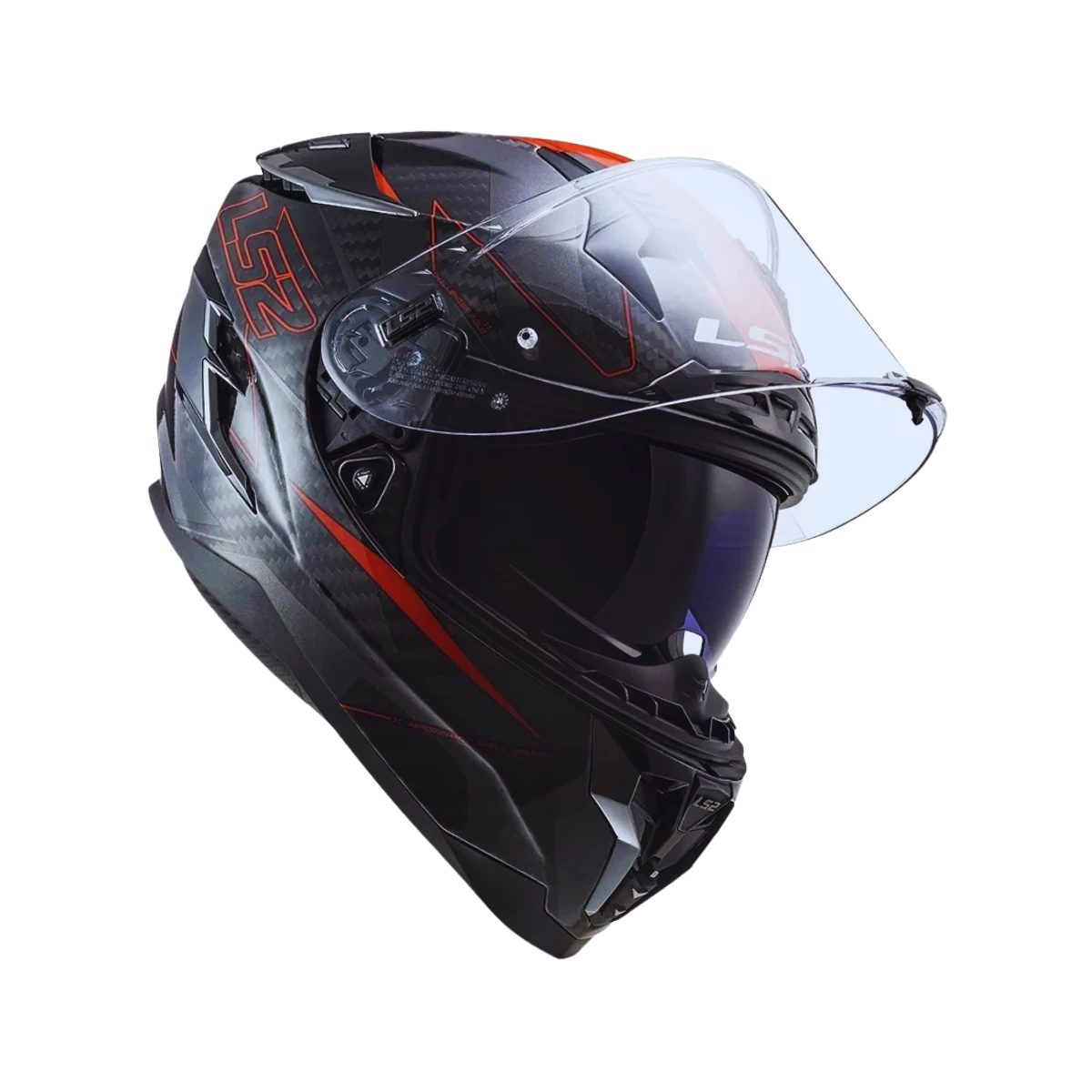 LS2 FF327 Challenger CT2 Fold Full-Face Motorcycle Helmet Glossy Red
