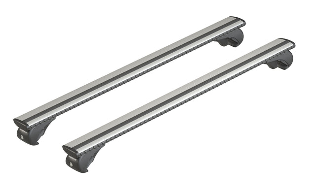 Silenzio Rail, kompletter Dachträger aus Aluminium – XL – Evos RA – 140 cm
