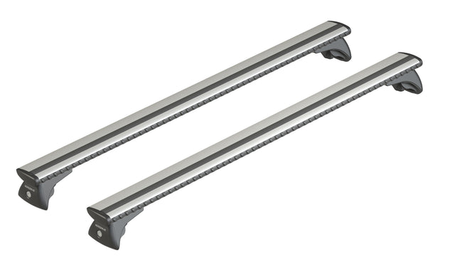 Silenzio In-Rail, set completo de barras portaequipajes de aluminio - S - Evos IA - 108 cm