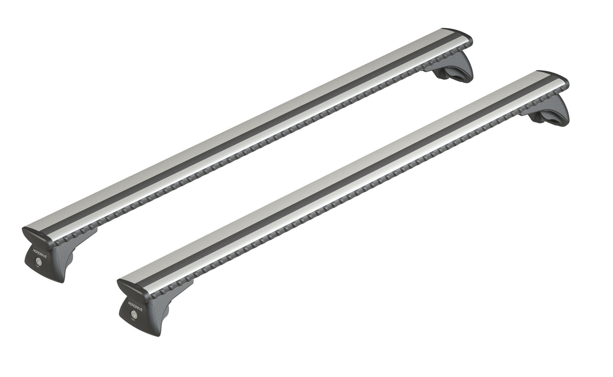 Silenzio In-Rail, kompletter Satz Aluminium-Dachträger - M - Evos IA - 120 cm