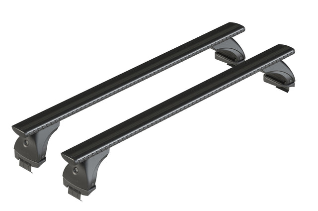 Silenzio Black, kompletter Dachträger-Satz aus Aluminium - M - Evos ST - C273