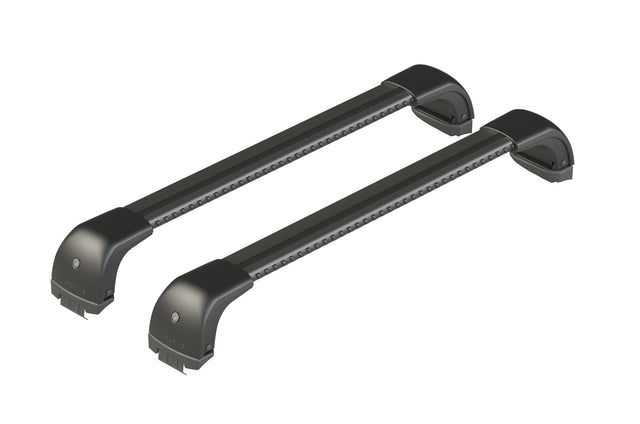 Silenzio CX Black, kompletter Dachträger-Satz aus Aluminium – 109 cm + 109 cm – Herkunft RF – C273