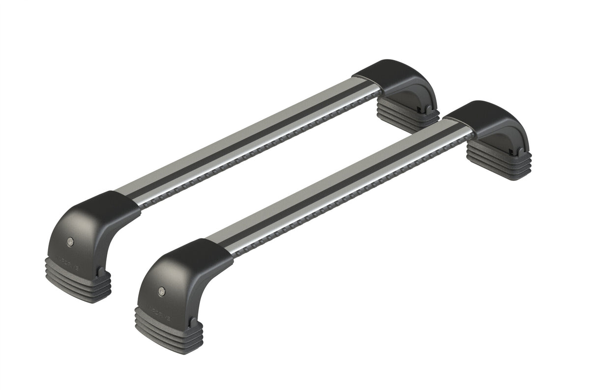 Silenzio CX, kit complet de barres de toit en aluminium - 94 cm + 94 cm - Origine RF - C036