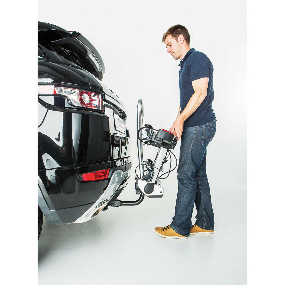 JustClick 2 bici - portabiciclette per gancio traino