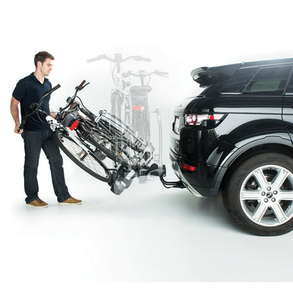 JustClick 2 bici - portabiciclette per gancio traino