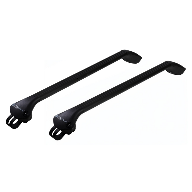 OvalBar System Modula Dachträger für offene Dachreling, schwarz