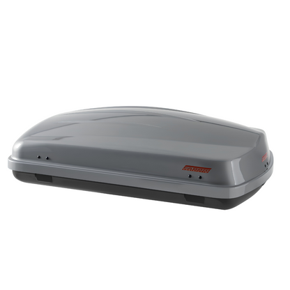 Coffre de toit pour voiture Fabbri Nova 430 L Coffre de rangement gris brillant