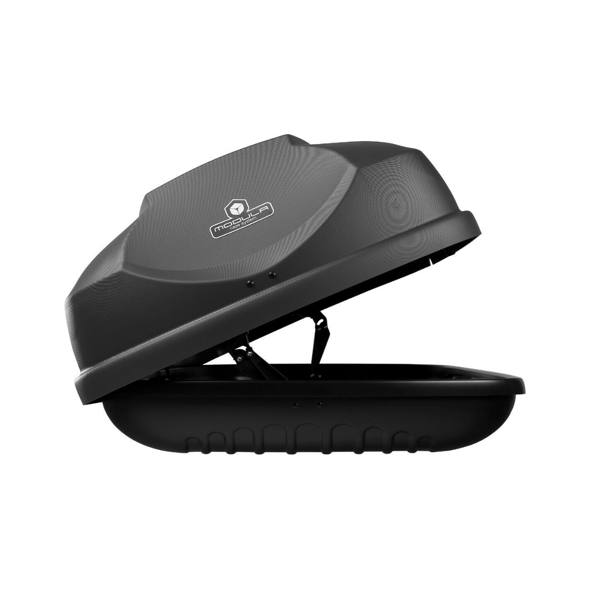 Coffre de toit coffre de toit auto Modula Beluga XL 460 L gris mat