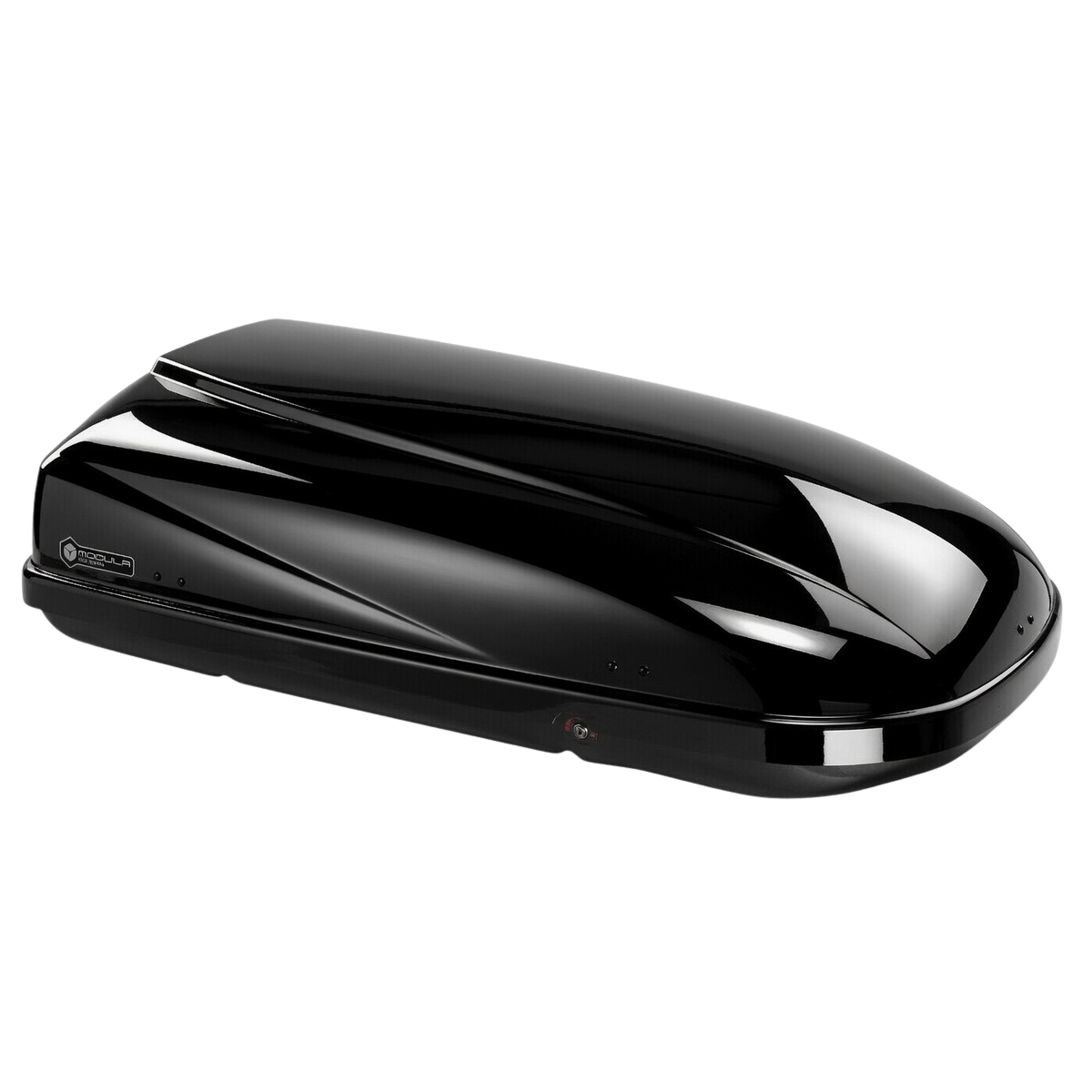 Caja de techo portaequipajes para coche Modula Beluga XL 460 L Negro brillante