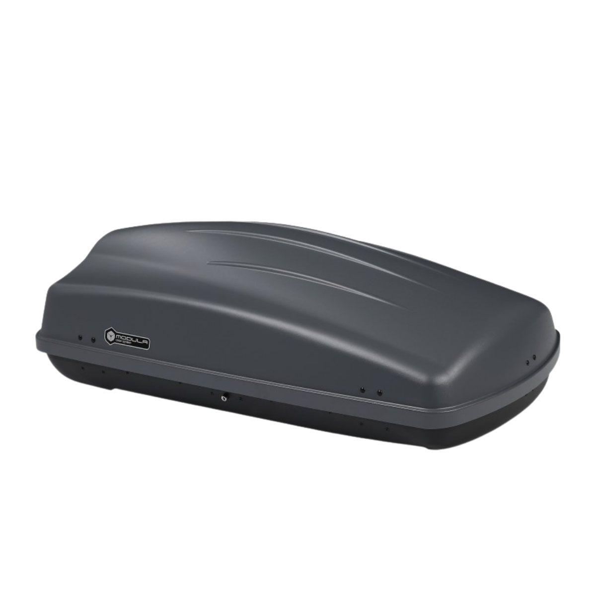 Baúl de Techo Portaequipajes para Coche Modula CIAO 340 litros – Gris mate