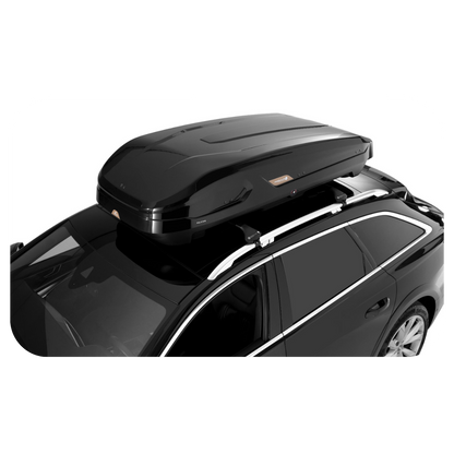 DACHKOFFER AUTO FALCON MODULA 400 Lt Glänzend Schwarz