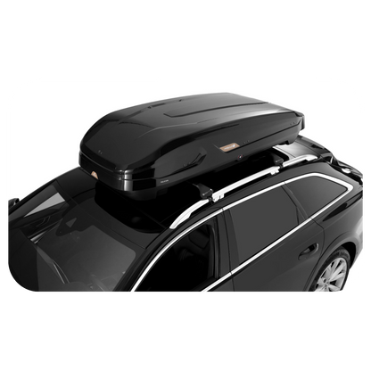 AUTO DACHBOX FALCON MODULA 550 L Kofferraum Schwarz glänzend