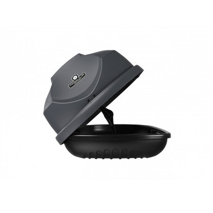 Cofre portaequipajes de techo para coche Modula Travel 370 L Easy gris mate
