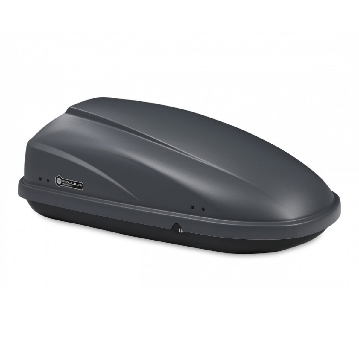 Cofre portaequipajes de techo para coche Modula Travel 370 L Easy gris mate