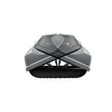 Box Baule da tetto Auto Modula Travel 650 Litri Nero lucido