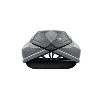 Box Baule da tetto Auto Modula Travel 650 Litri Nero lucido