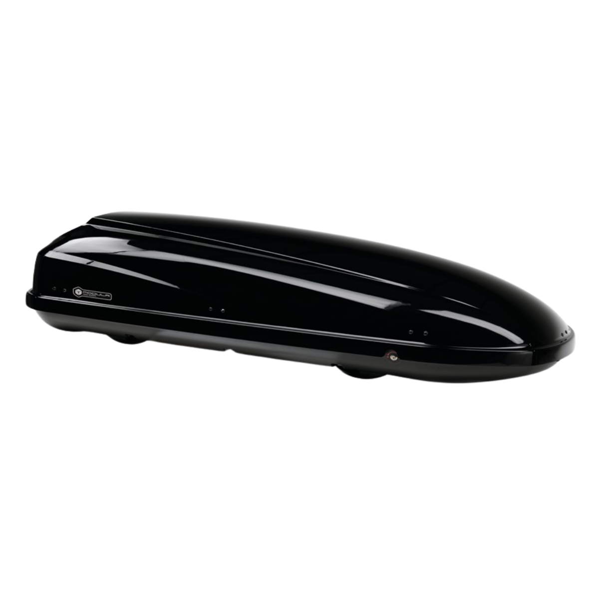 Box Baule da tetto Auto Modula Travel 650 Litri Nero lucido