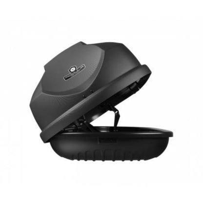 Caja portaequipajes de techo para coche Modula Travel 370 Lt gris mate texturizado