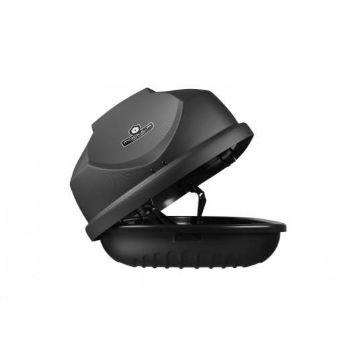 Caja baúl de techo para coche Modula Travel 650 litros gris mate texturizado