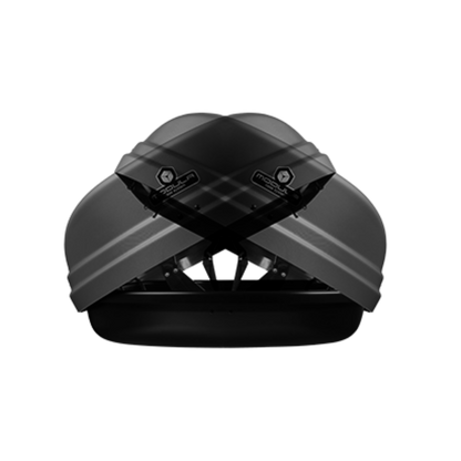 Coffre de toit de voiture Modula WeGo 450 L noir – double ouverture