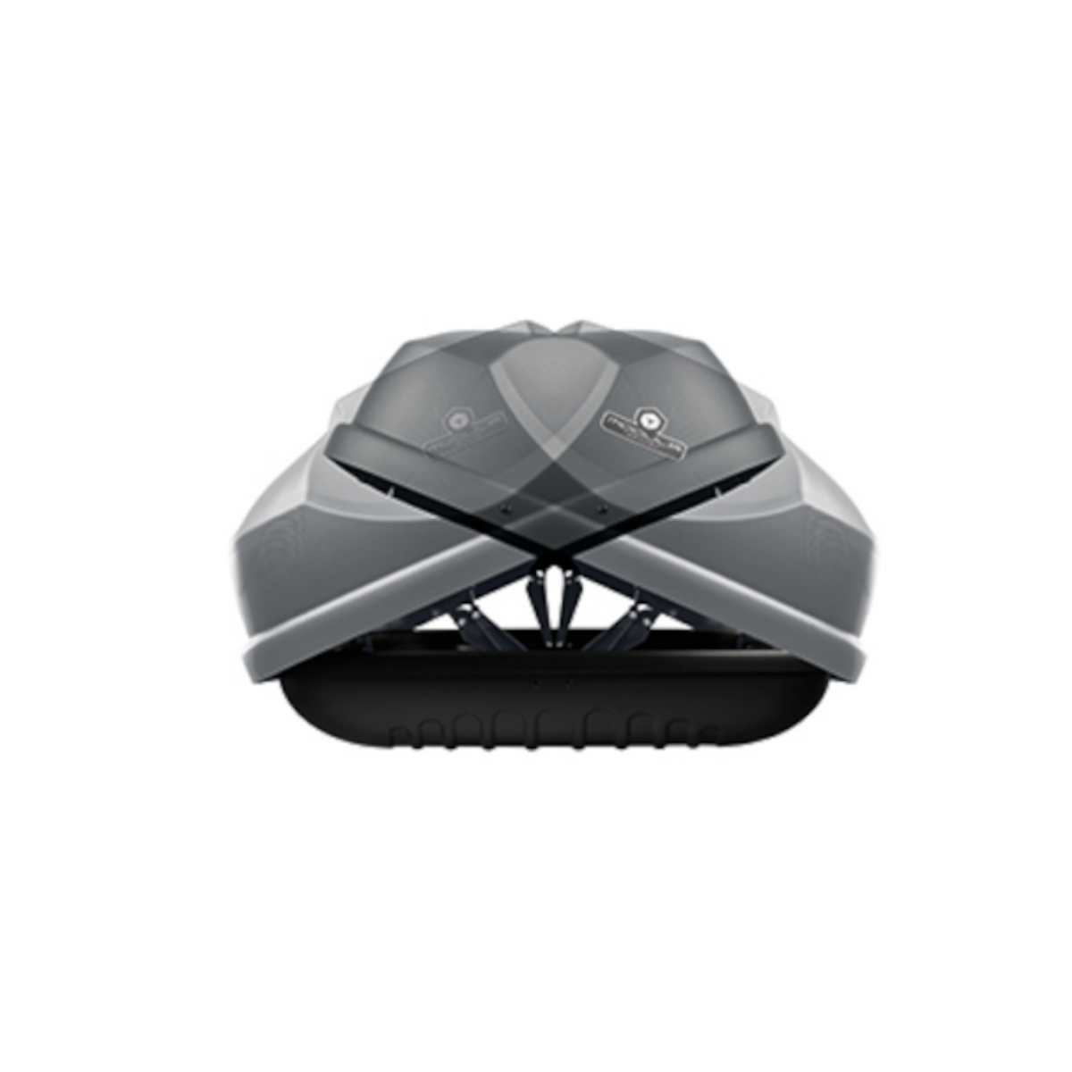 Coffre de toit pour voiture Modula WeGo 500 L – gris mat texturé