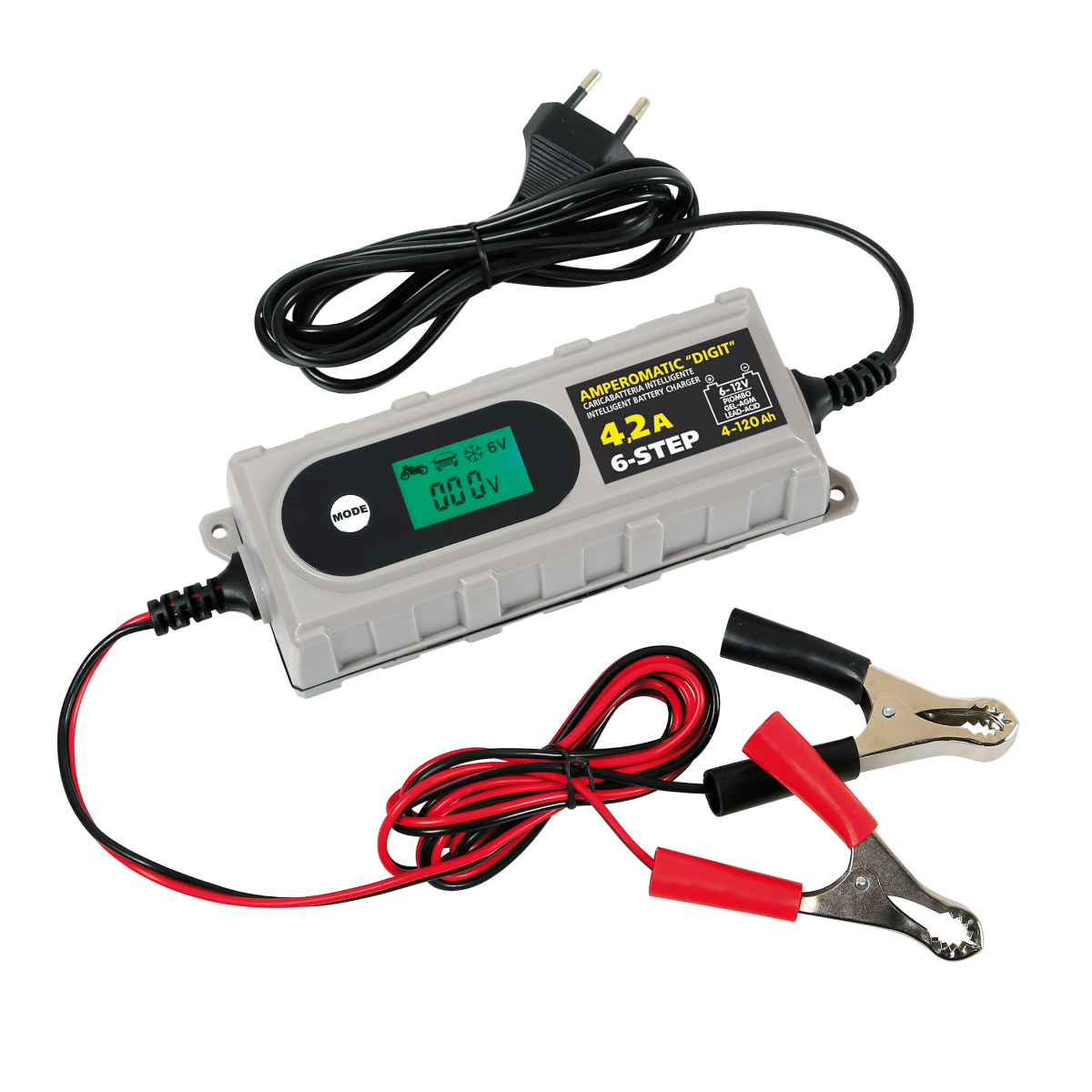 Batterieladegerät AMPEROMATIC Digit Wartungsgerät 6/ 12V Lampa