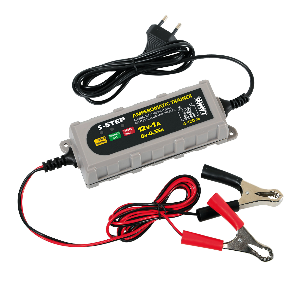 AMPEROMATIC TRAINER Allenatore/Caricabatteria 6/ 12V Lampa