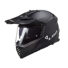 Casco LS2 MX436 PIONEER EVO Solid Nero Opaco
