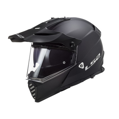 LS2 MX436 PIONEER EVO Integralhelm Matt Schwarz