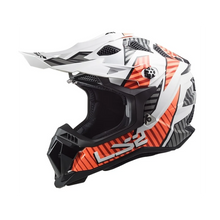 LS2 MX700 SUBVERTER ASTRO Bianco lucido Arancio