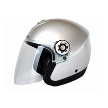 HELMET JET NOLAN N42 Genesis chrome silver