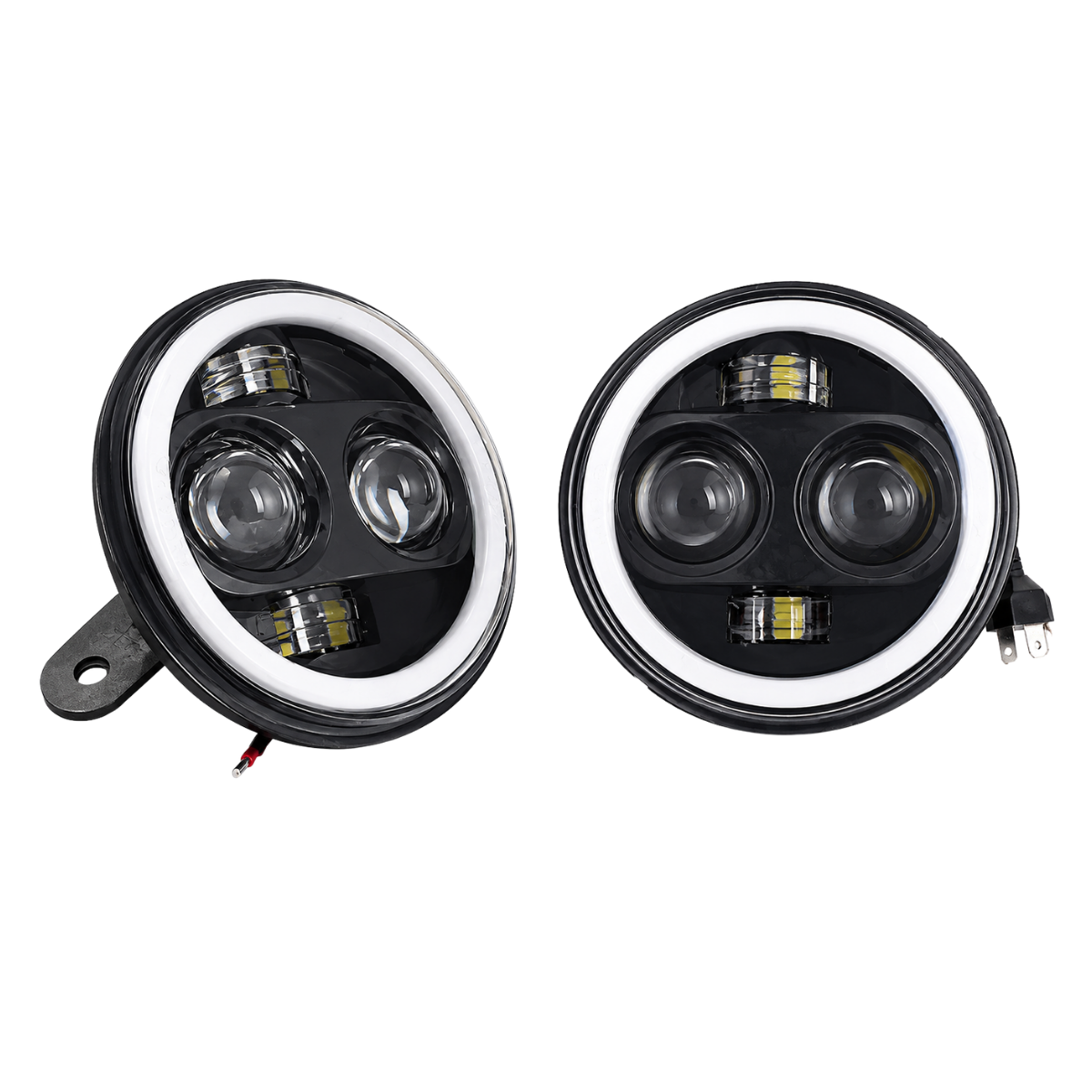 Faro Anteriore EVOK Iron LED per Vespa PK – Plug & Play | 7000 Lm