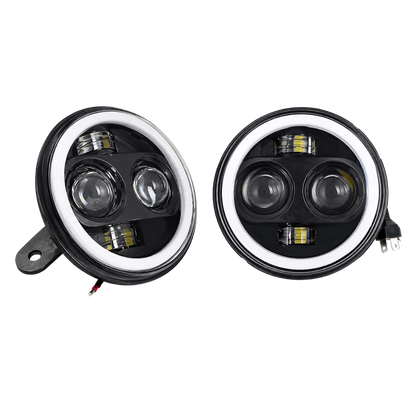 Faro Anteriore EVOK Iron LED per Vespa PK – Plug & Play | 7000 Lm