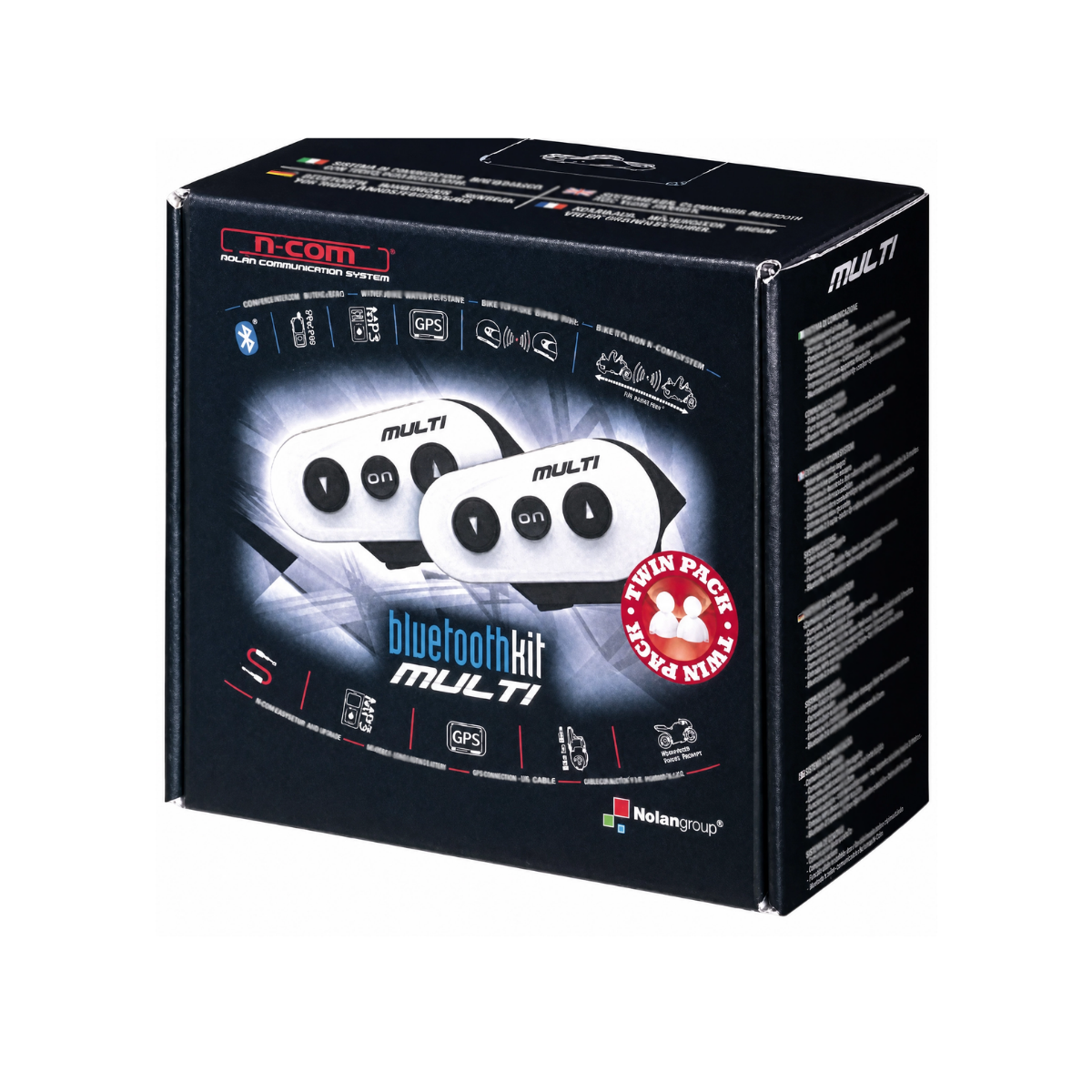 Intercom N-COM Bluetooth Kit Multi 2 Twin-Pack Nolan Intercom