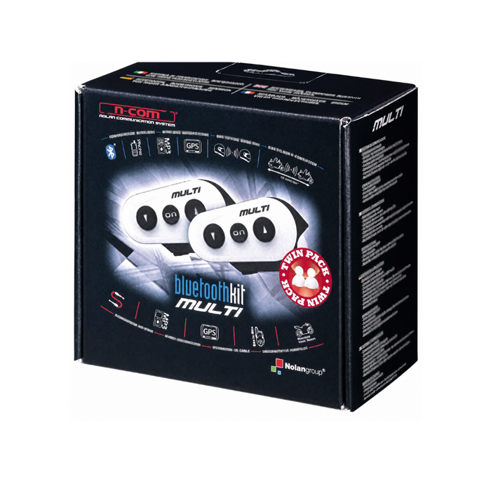 Intercom N-COM Bluetooth Kit Multi 2 Twin-Pack Nolan Interfono