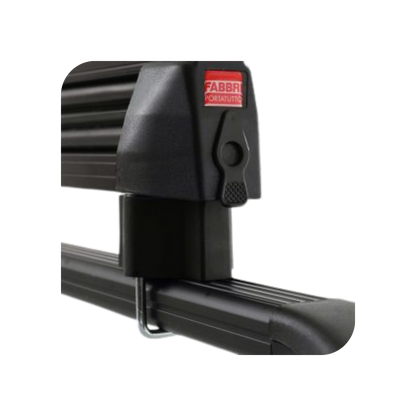 Kit porta-sci tetto Aluski 8 + Adattatore barre-60 mm + Distanziatore 40 mm