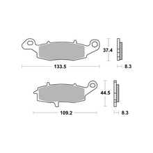 BRAKE PADS Brembo 07KA18SA Sintered Road Motorcycle