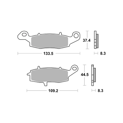 PASTIGLIE FRENO Brembo 07KA18SA sinterizzate Moto Strada