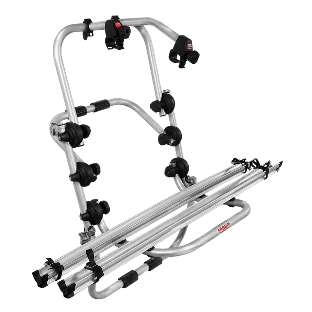 Portabicis trasero Bici OK 2 Fabbri de aluminio para portón