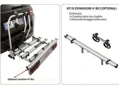 Canalina Estensione 3° 4° Bici per Fabbri Exclusiv Deluxe